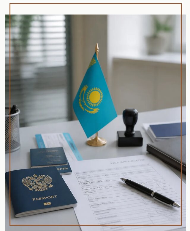 Оформление визы в Казахстан для поездки и работы в Химках